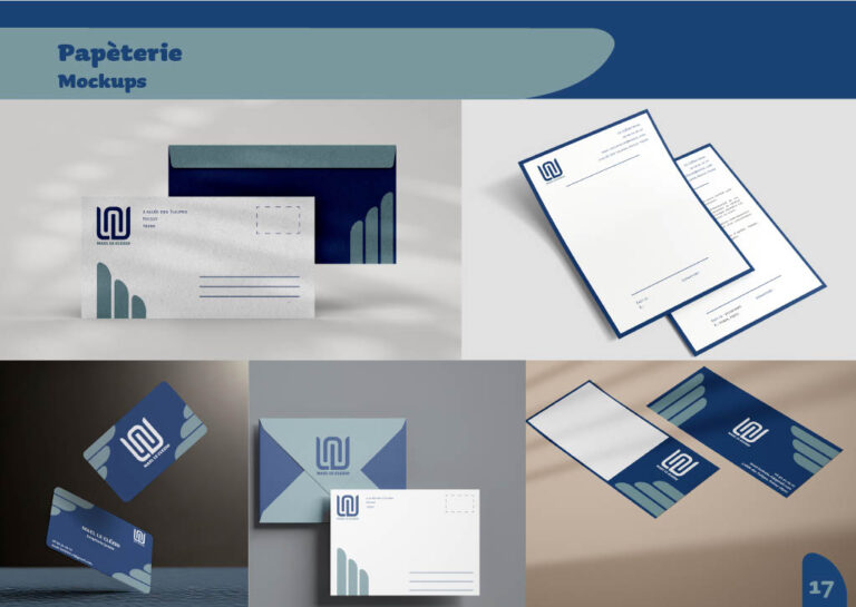 éléments de papeterie - mockups