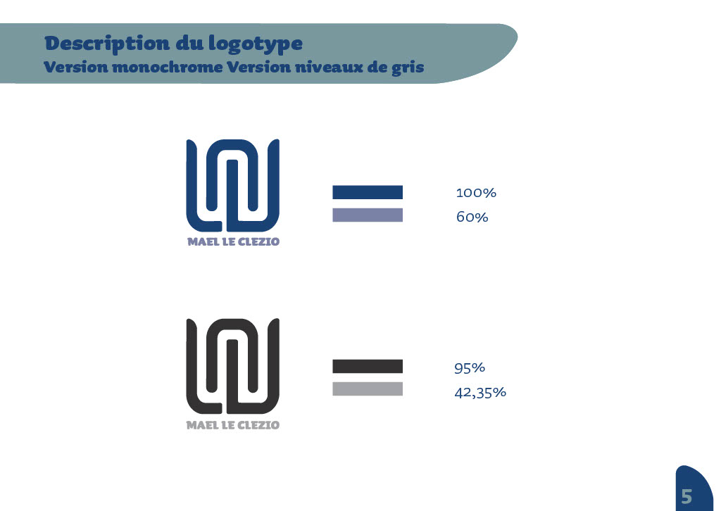 description du logotype : couleurs