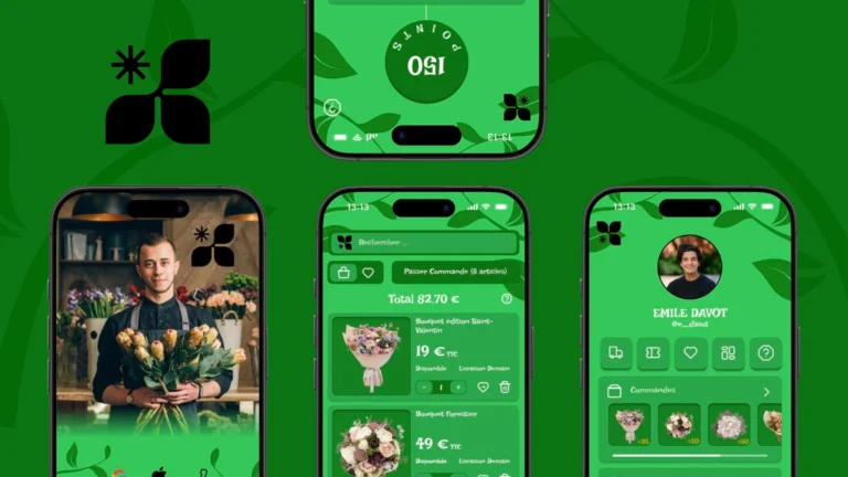 affiche promotionnelle de Fleura App