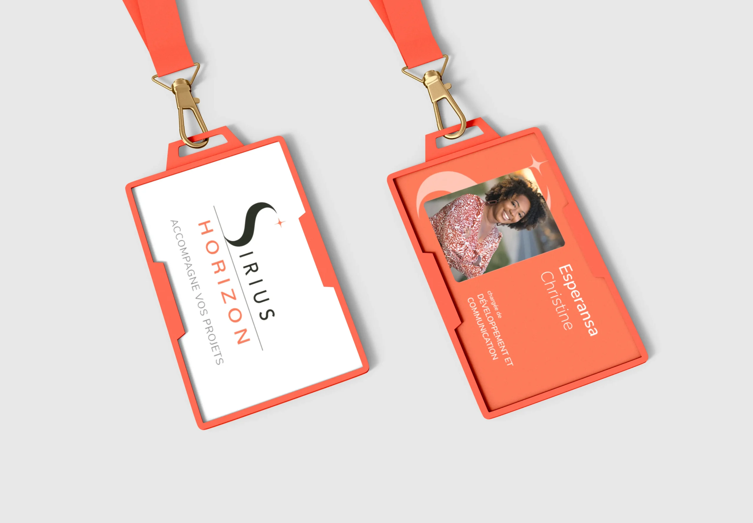 badge fictif d'entreprise - Sirius Horizon
