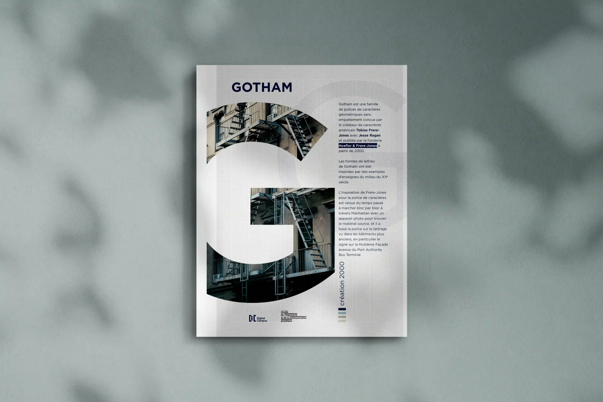 magazine de police d'écriture - Gotham