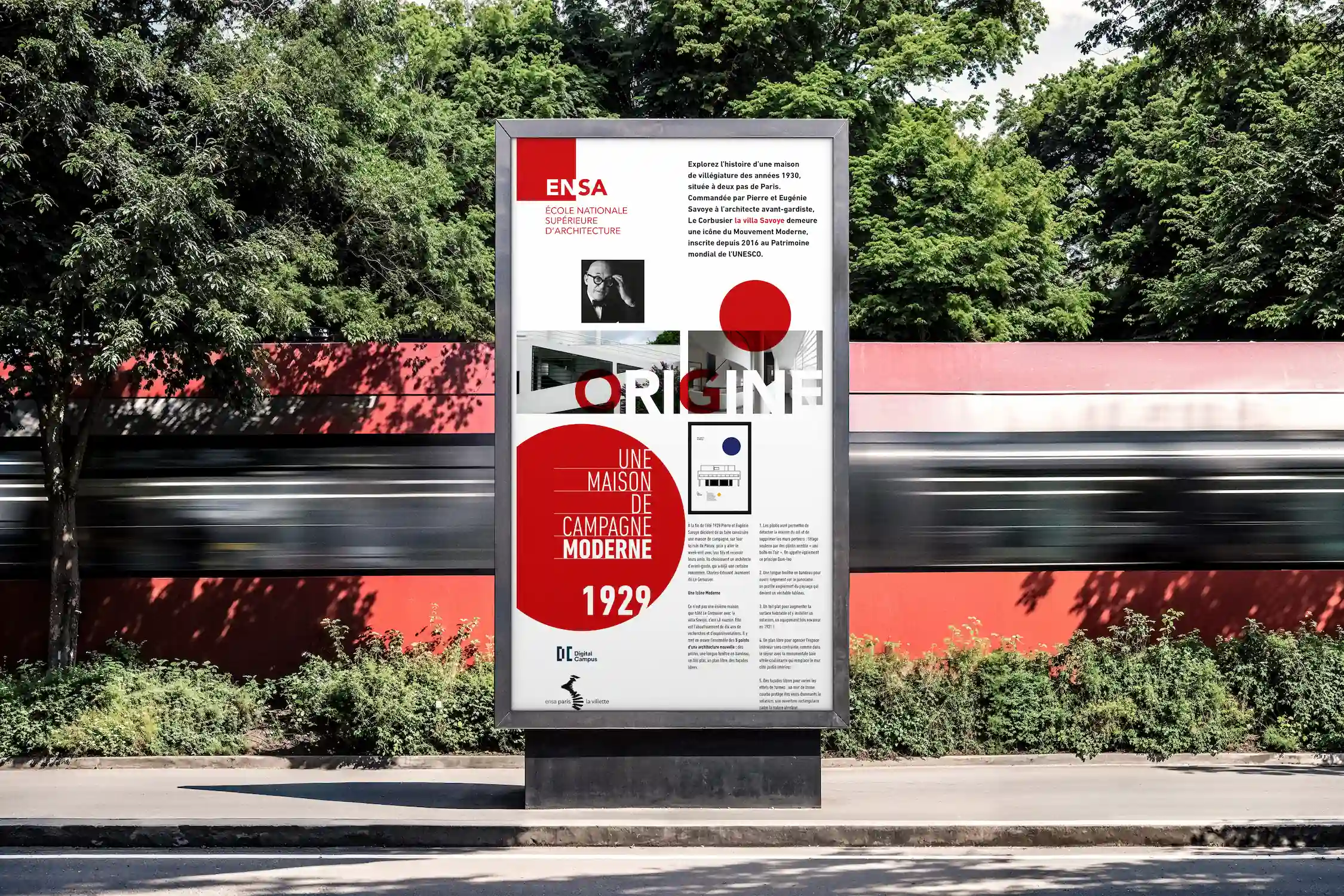 affiche Le Corbusier - reproduction